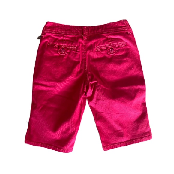 Justice Bermuda chino shorts Red 10R - Picture 2 of 12